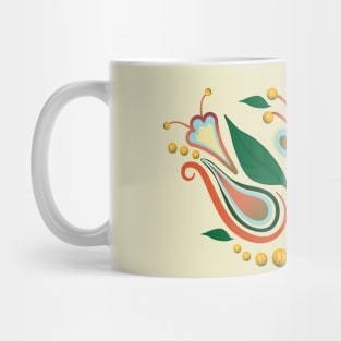 Floral Crown Paisley Mug